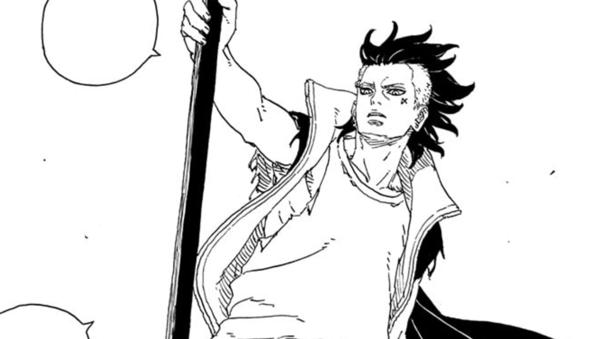 Kawaki as seen in Boruto: Two Blue Vortex chapter 23 (Image via Shueisha)